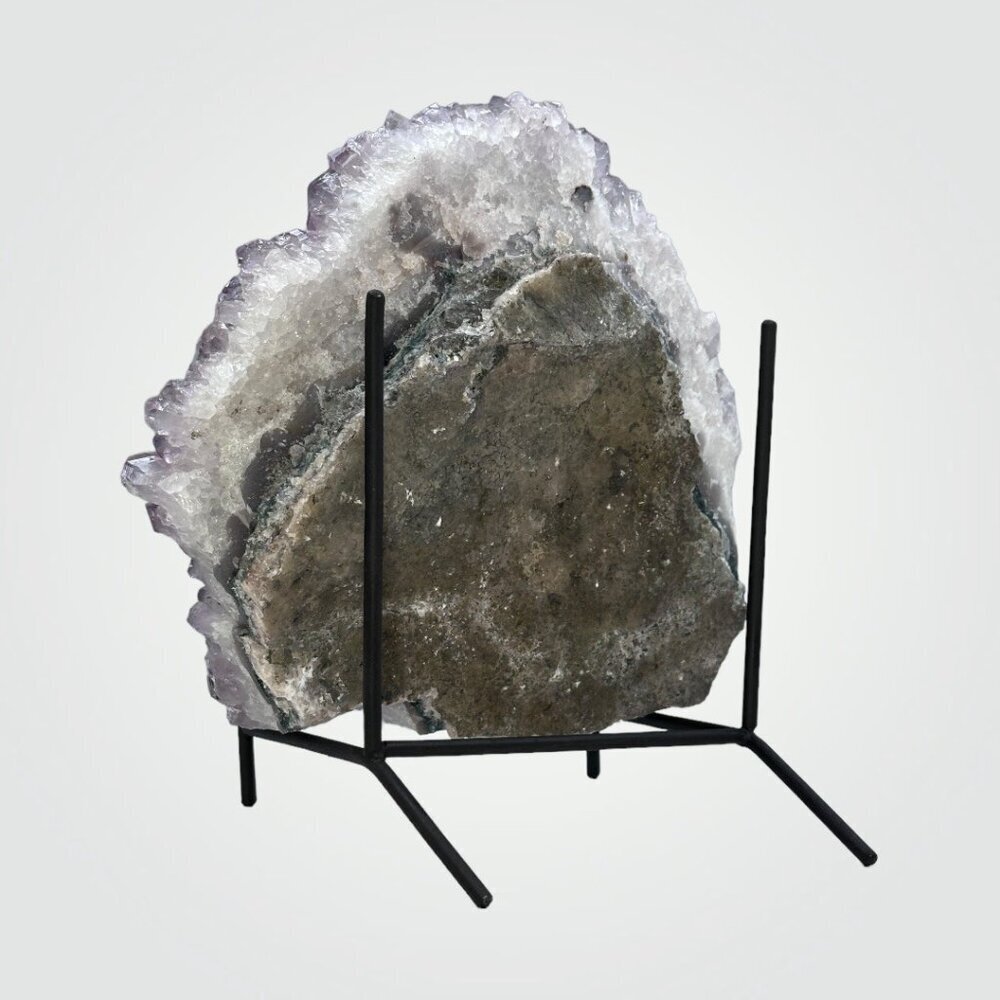 Large Raw Amethyst, Rough Geode Slab, Purple Crystal Cluster, From Brazil (BD) - Picture 8 of 15